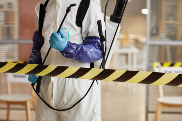 Professional Blood Cleanup technician working in Harrisburg, IL